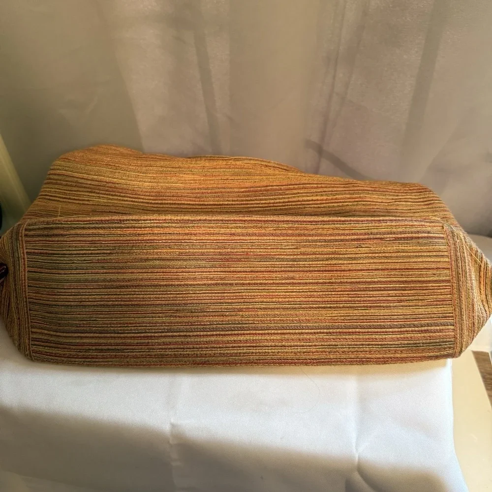Vintage San Diego Hat Company Multicolored Textured Handbag Purse Beach Pool Bag